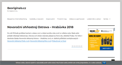 Desktop Screenshot of beoriginals.cz