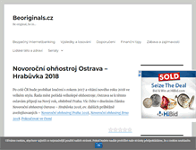Tablet Screenshot of beoriginals.cz